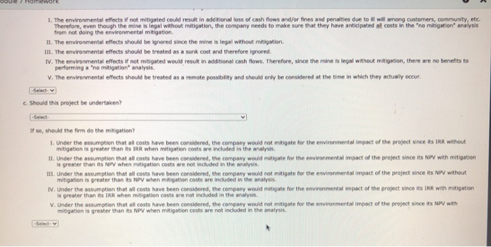 new project. Because the mine has received a permit, the project would