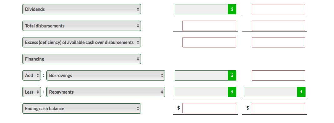 Sales $360,900 $400,700 Purchases 122,000 131,200 Salaries 84,400 81,900 Administrative expenses 70,000