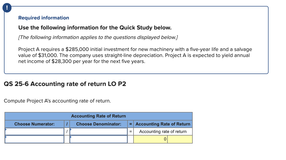 Please help me with this accounting question ! Required information Use the