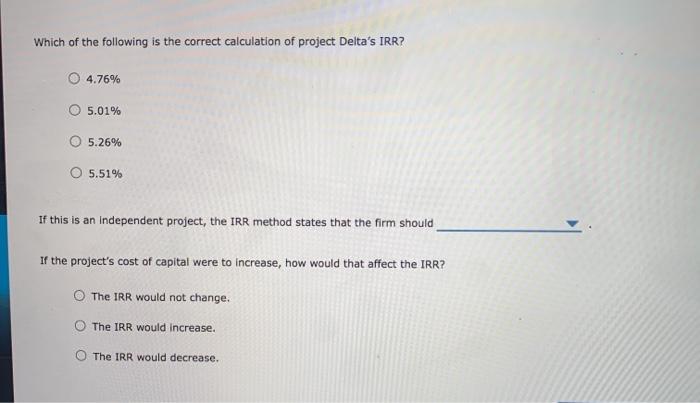of return (IRR) refers to the compound annual rate of return that