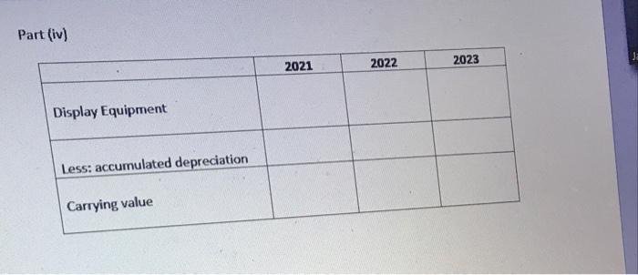 (a) to (d) are unrelated. Part (a) (13 marks) Vivian's Violin Store