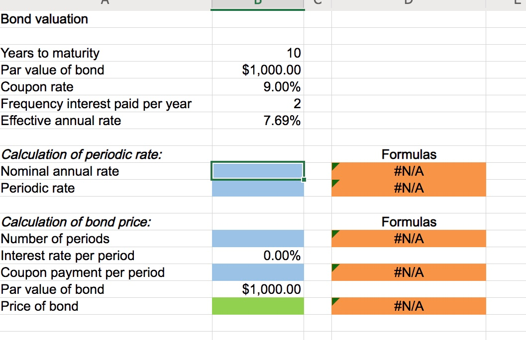 $1,000 par value bond. Its coupon rate is 9%, and interest is