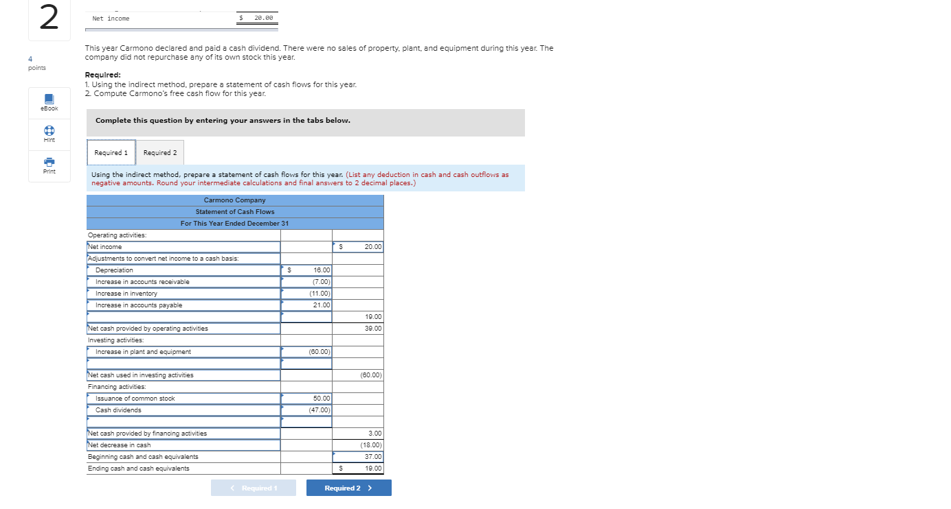 This Year Last Year points Assets Cash Accounts receivable Inventory Total current