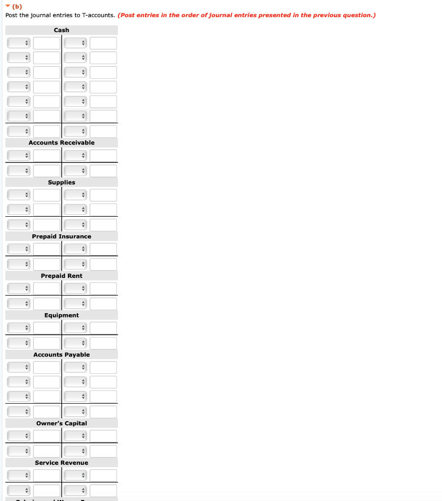 the first month. Transactions on May 1: 1. Jay Bradford invested $40,000