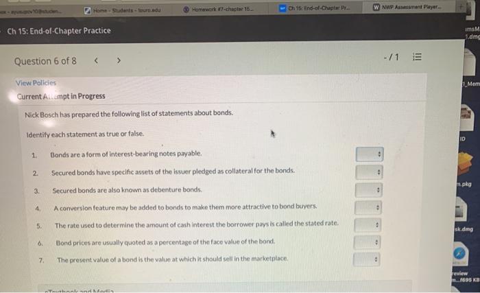  H. Students - tradu Homework chapter 15 Ch 15 End-of-Chapter Pr