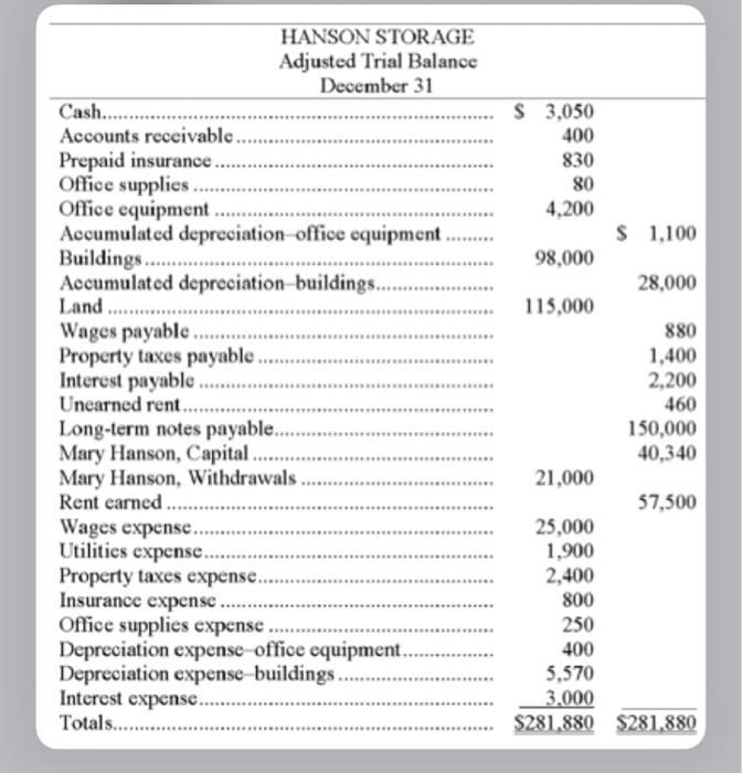  Using the information presented below, prepare an income statement from the