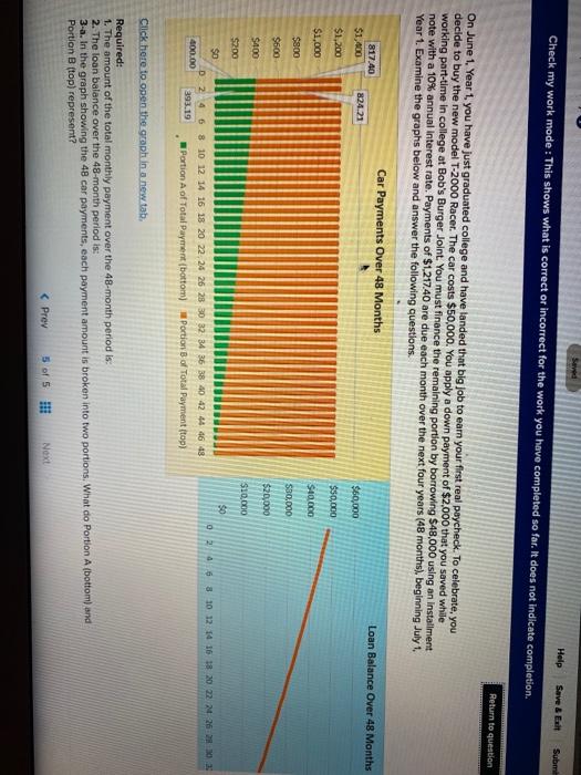  Seved Help Save & Exit Check my work mode: This shows