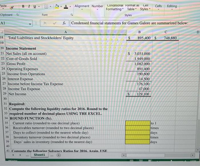 Cell Cells Clipboard Font Alignment Number Editing Formatting" Table Styles Styles for