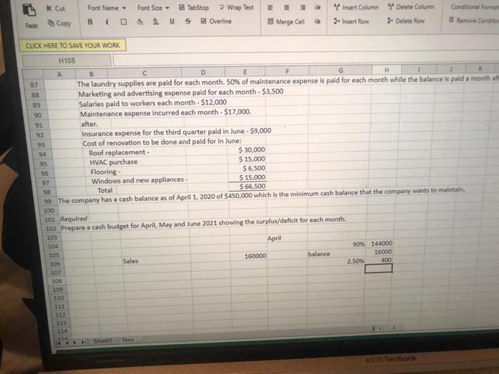 u 5 Overline Column Merge Cell 3- Insert Row Delete Column 3.
