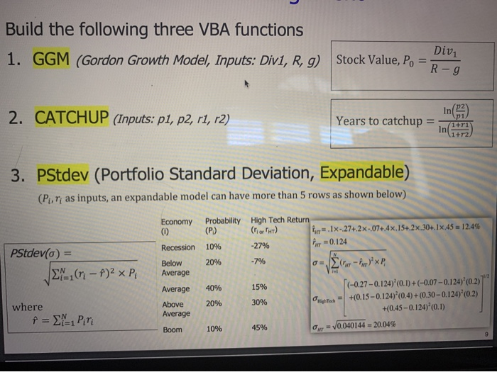  How do I make this on excel ? Build the following
