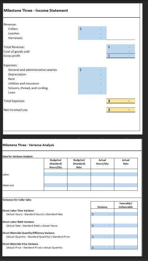 pet collars, leashes, and harnesses. You have found a workshop space you