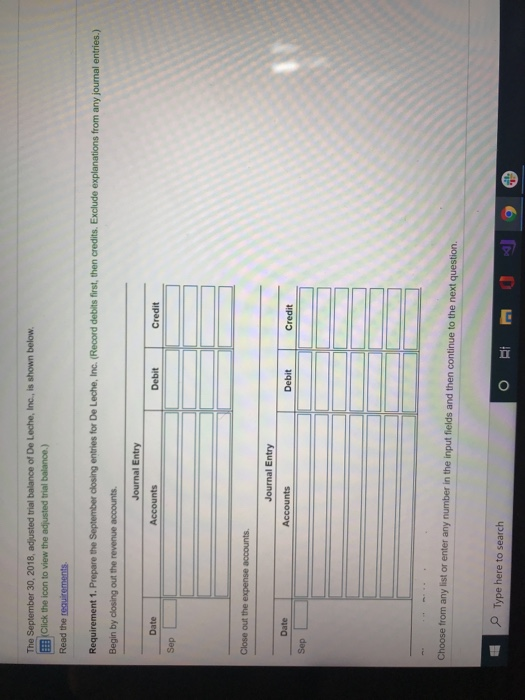 30, 2018 Account Credit Debit Cash Accounts receivable Prepaid rent Debit 6,400
