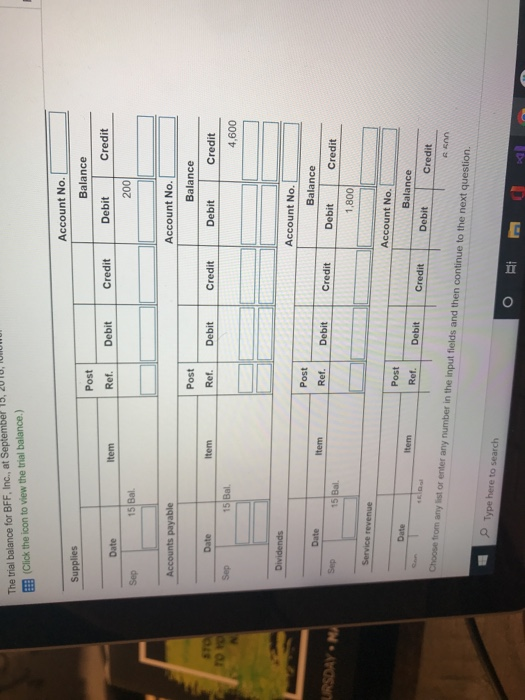 $3,000 cash for services provided. 30 Paid rent, $1,800. 30 Paid employees'