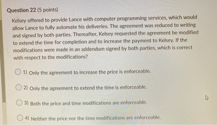 Many terms of the purchase agreement, including price, repairs, and the inclusion