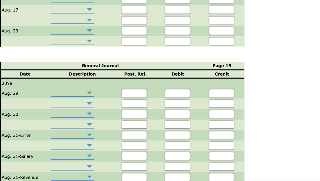 13 1,370 Office Supplies 14 820 Land 16 Accounts Payable 21 7,920