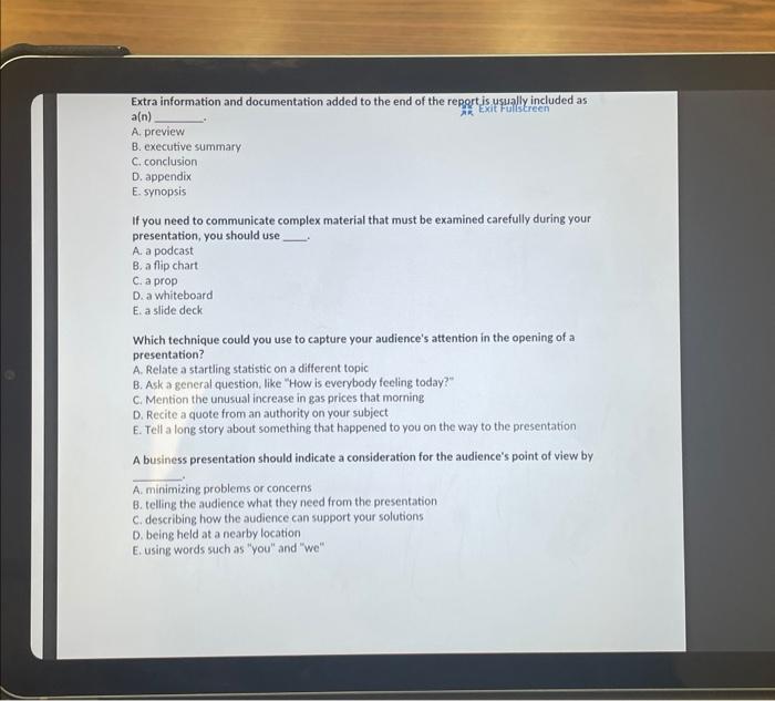 C. you will not be able to address audience requirements D. you