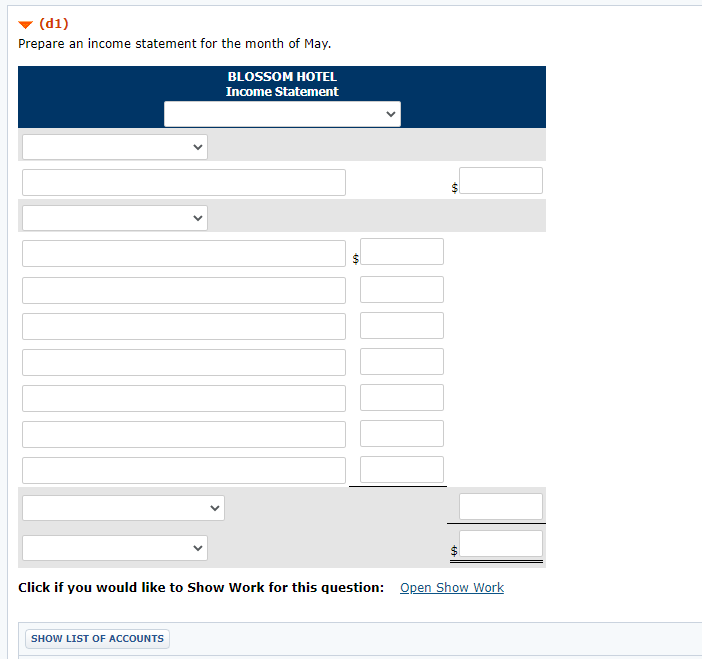 on May 1, 2022. Here is its trial balance before adjustment on