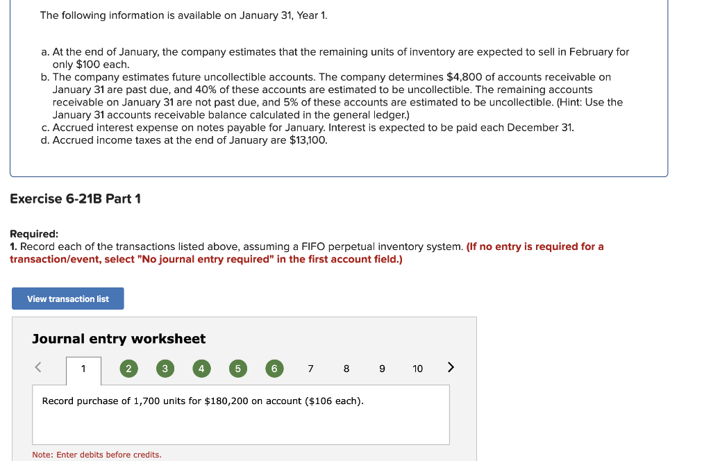 (L06-2, 6-3, 6-5, 6-6, 6-7) [The following information applies to the questions