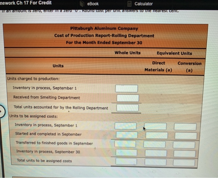 costs of manufacturing rolled aluminum, which con the smelting and rolling processes.