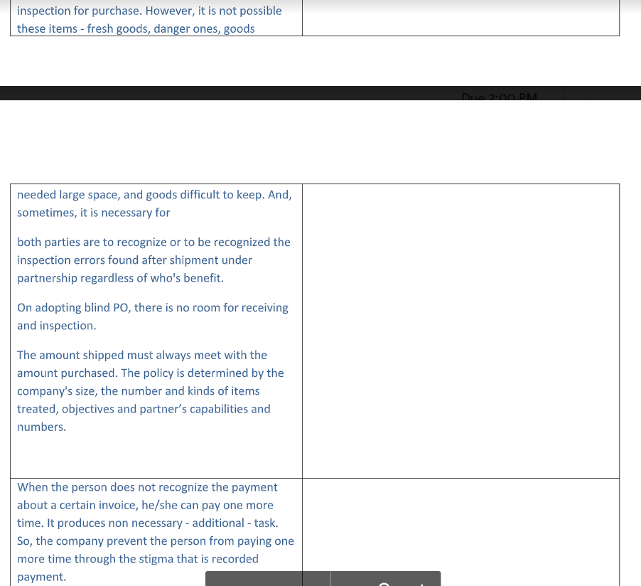 the subjects internal or external. So, these tasks (purchase order, receiving goods,