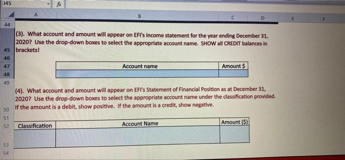 2020 year's DEFERRED tax calculation and noted the following information: (1). The