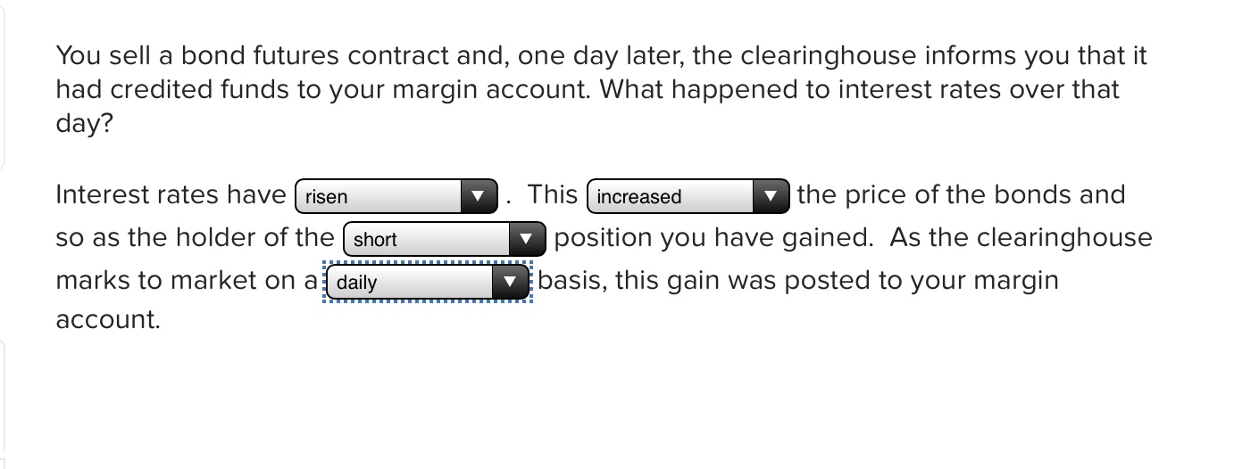 Answer options: 1. Risen or fallen 2. Increased or reduced 3. Short