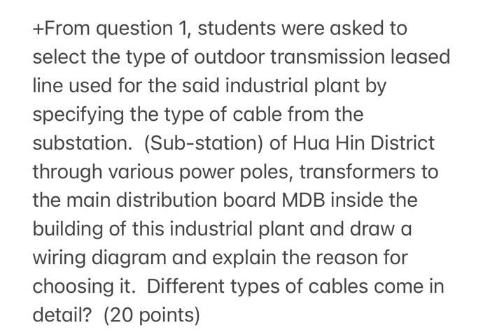 you can determine it by your own self. An industrial factory located