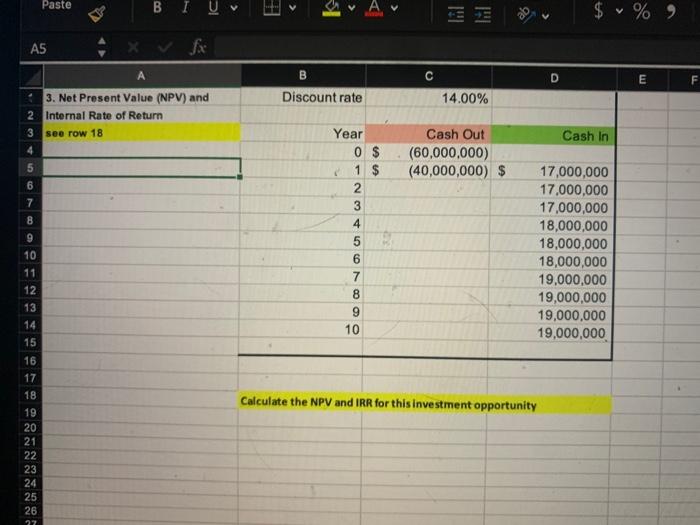 schedule 3 on this tab 4 $ $ 5 Loan amount Annual