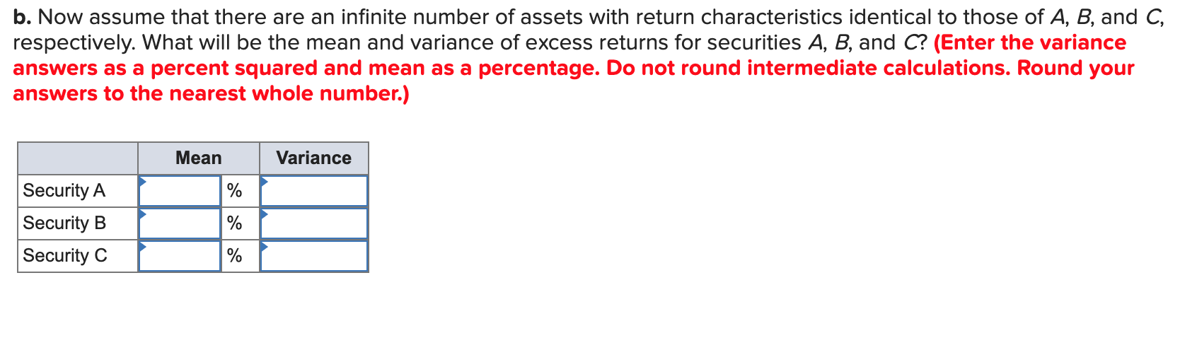 = ai + BiRM + ei where Ri is the excess return