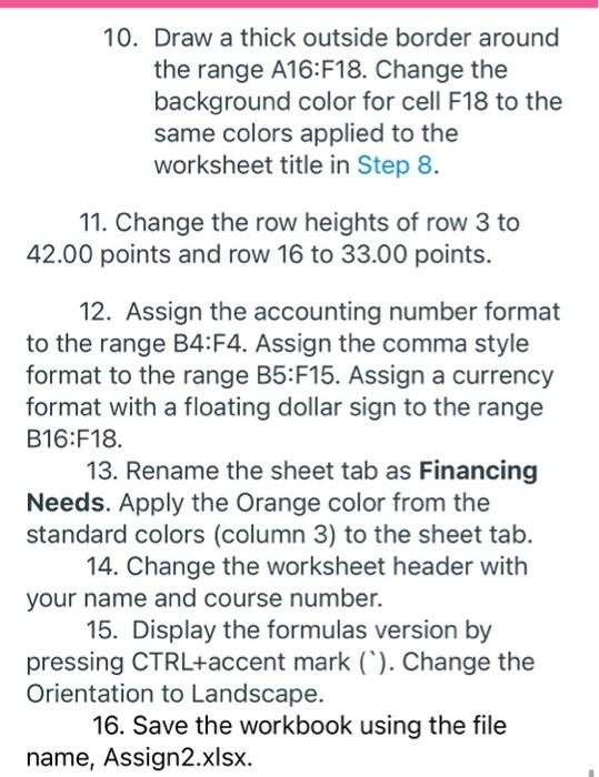Moving Company that analyzes the financing needs for the company's first year