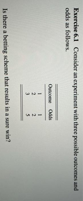 6.1 as well thanks Exercise 6.6 In Example 6.1b, suppose one also