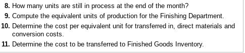 $ 32,590 $ 31,250 2,500 6,840 40,590 The Finishing Department started the