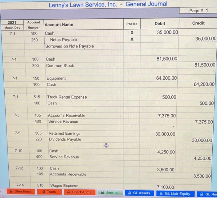 a 24 month note. (As an example of how to Journalize and