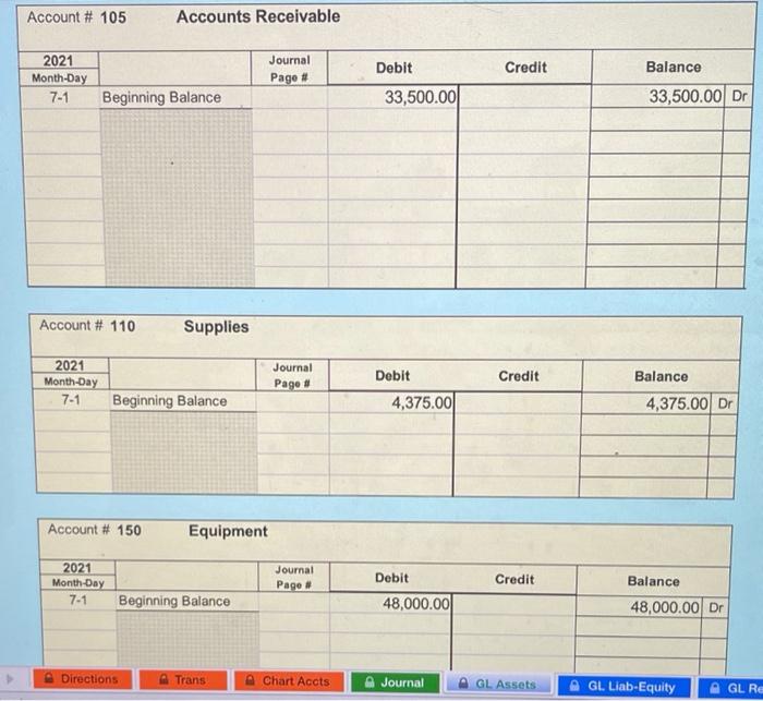 mower dealer. July 1 Pay $500.00 cash for the July truck rental