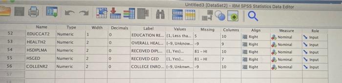 2 1 Type Numeri Numeric Numeric Numeri Numeri 3 3 Measure Scale