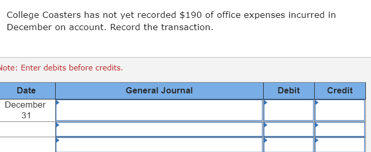 Income Tax Expense Office Expense $ 9,600 1,700 360 720 860 100