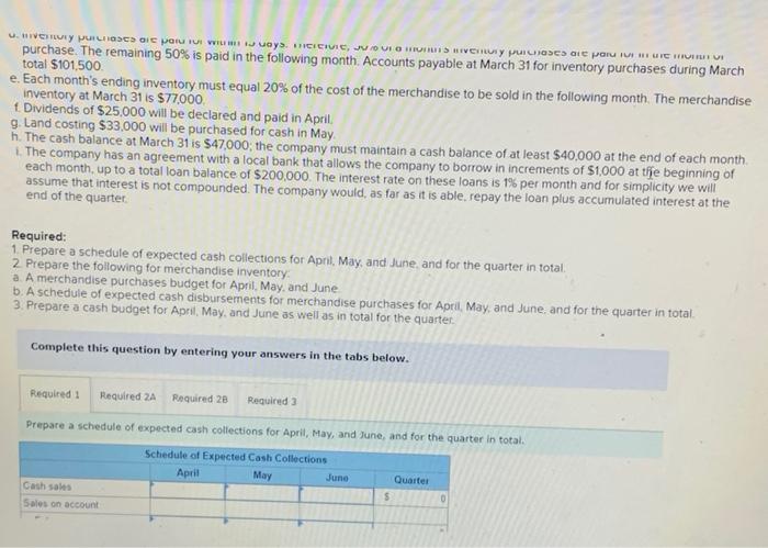 Supporting Schedules [LO8-2, LO8-4, LO8-8) Garden Sales, Incorporated, selis garden supplies. Management