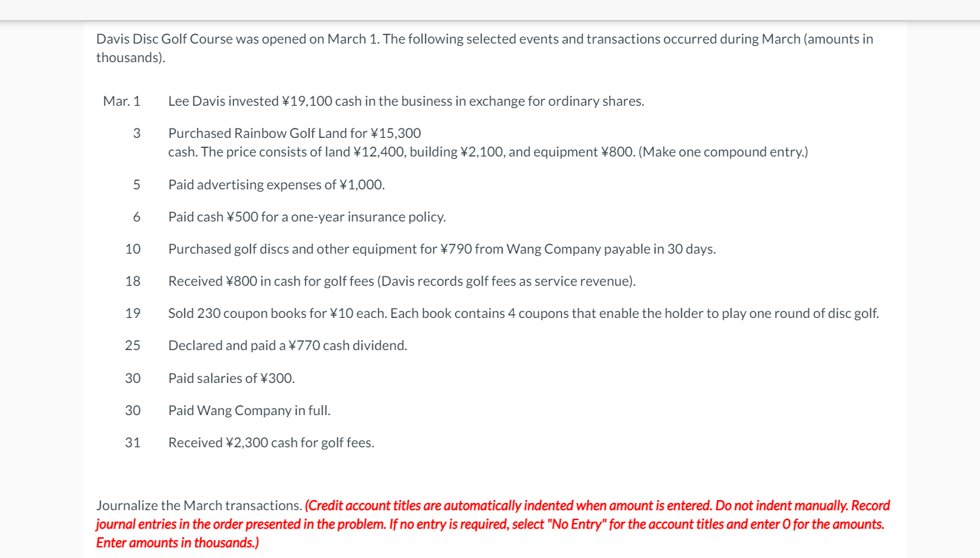  Davis Disc Golf Course was opened on March 1. The following