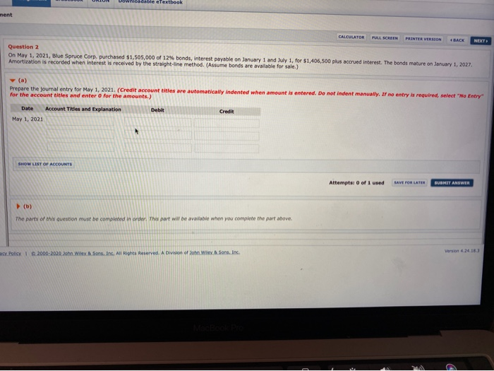  CUORUNIUR OWNobdable eTextbook ment CALCULATOR FULL SCREEN PRINTER VERSION BACK NEXT