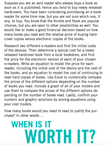  use the example given in the focus problem.) Tell me about