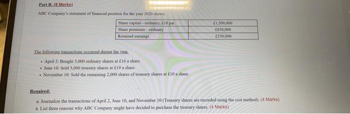 Marks) Presented below is information related to copyrights owned by ABC Corporation