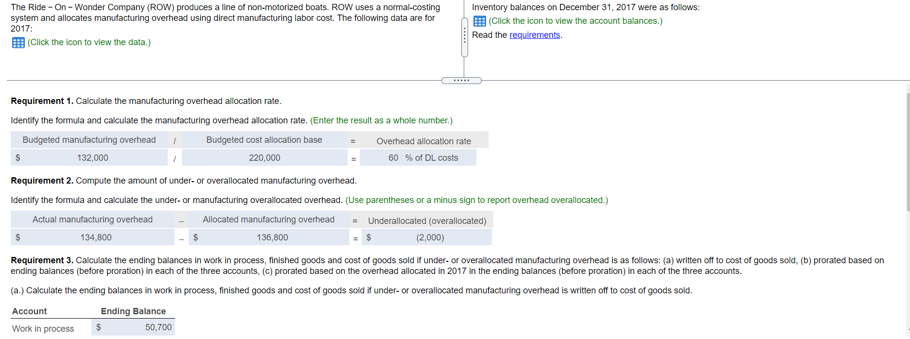 cost Actual manufacturing overhead cost Actual direct manufacturing labor cost 132,000 220,000