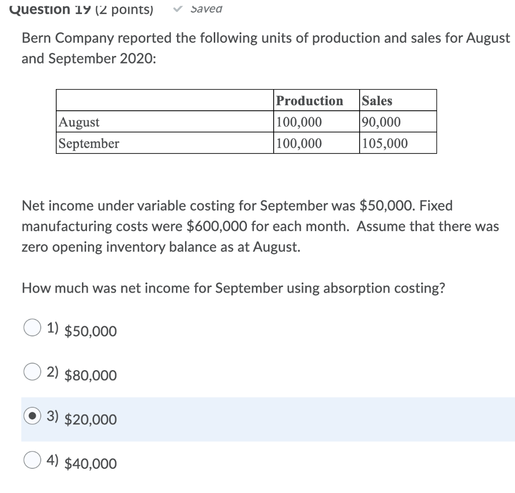 beginning of the process. What were the equivalent units for materials for