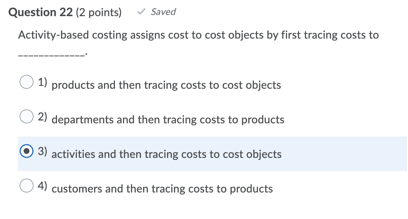 100,000 3) 165,000 O 4) 125,000 Question 16 (2 points) Saved Which