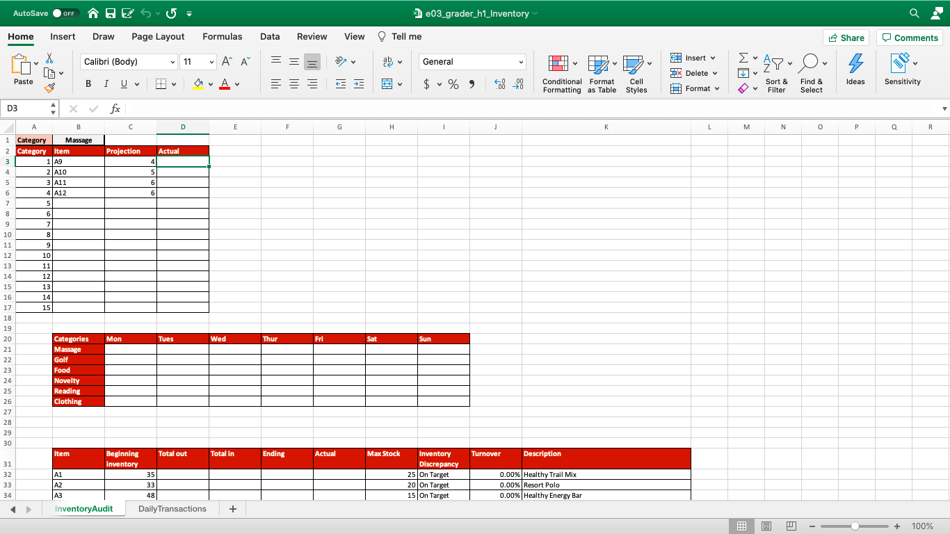 the total quantity sold within the category in B1. Enter a SUMIF
