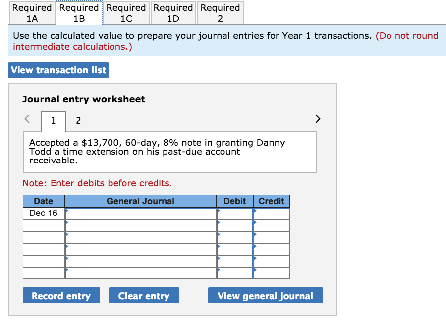 $13,700, 60-day, 8% note in granting Danny Todd a time extension on