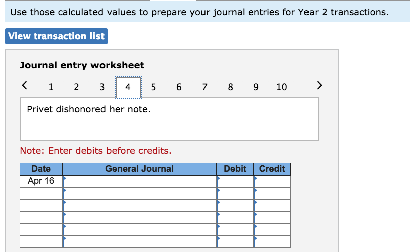 30-day, 7% note in granting Ava Privet a time extension on her