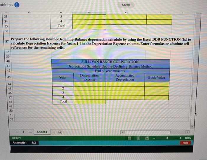 is given: 2 3 Cost: $ 150,000 4 Estimated Residual: S 10,000