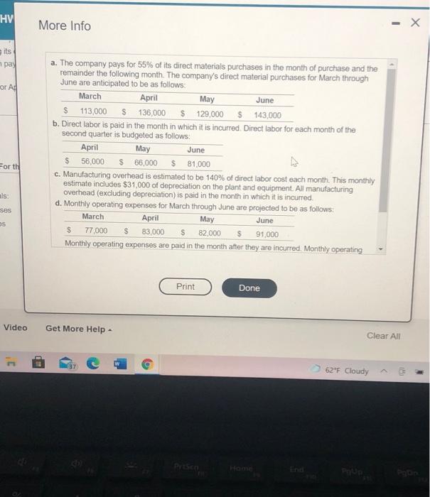 9 HW Question 8, E9-31A (simil HW Score: 54.08% 5.41 of 10