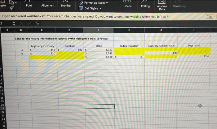please answer for a like :) Font Number Cells Sensitivity Data D